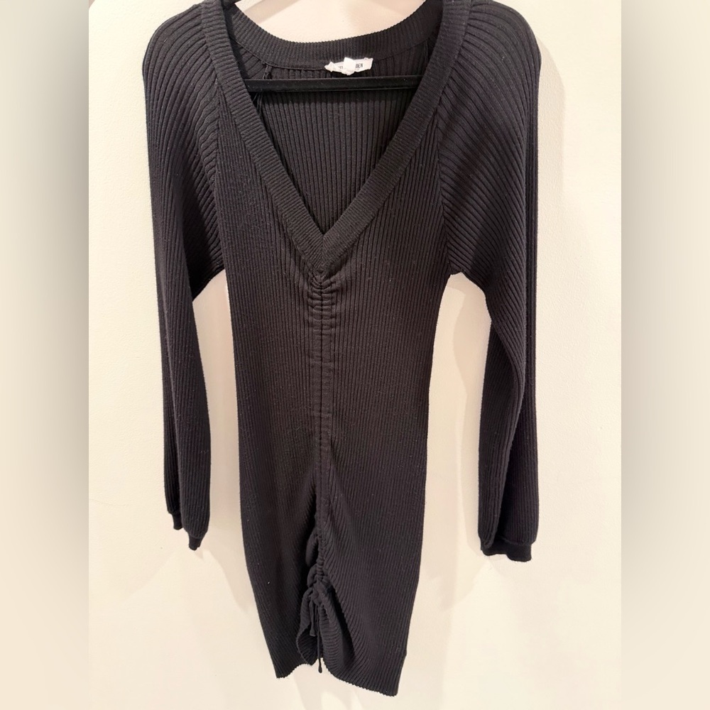 Steve Madden Ribbed Sweater Dress